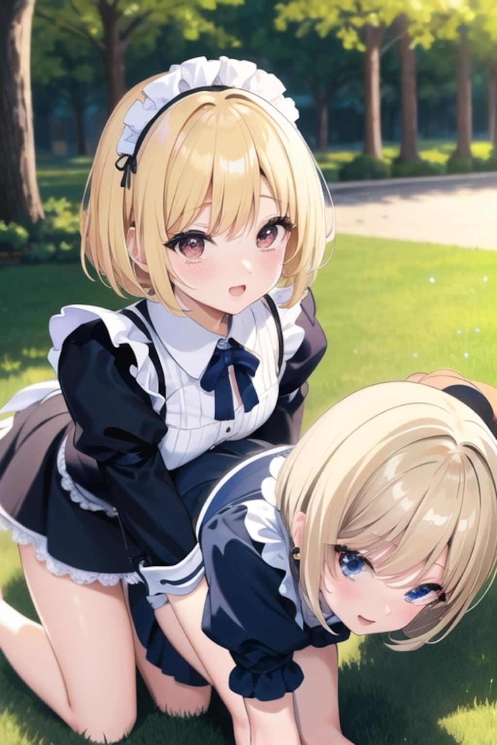 健全四つん這い