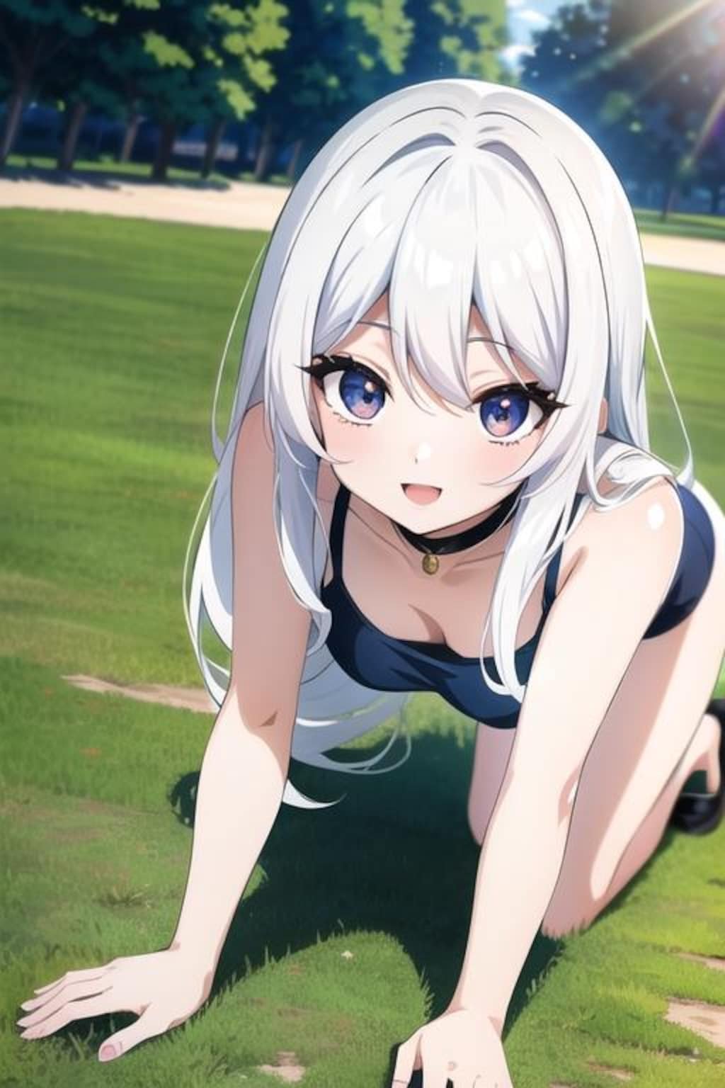 健全四つん這い