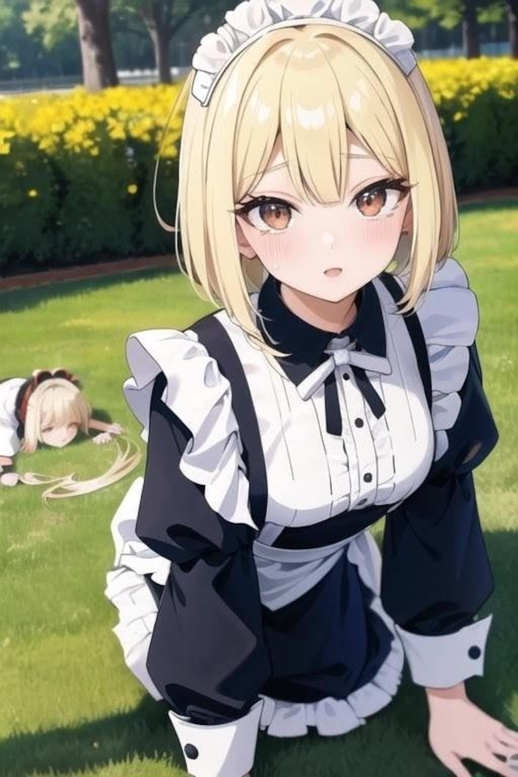 健全四つん這い