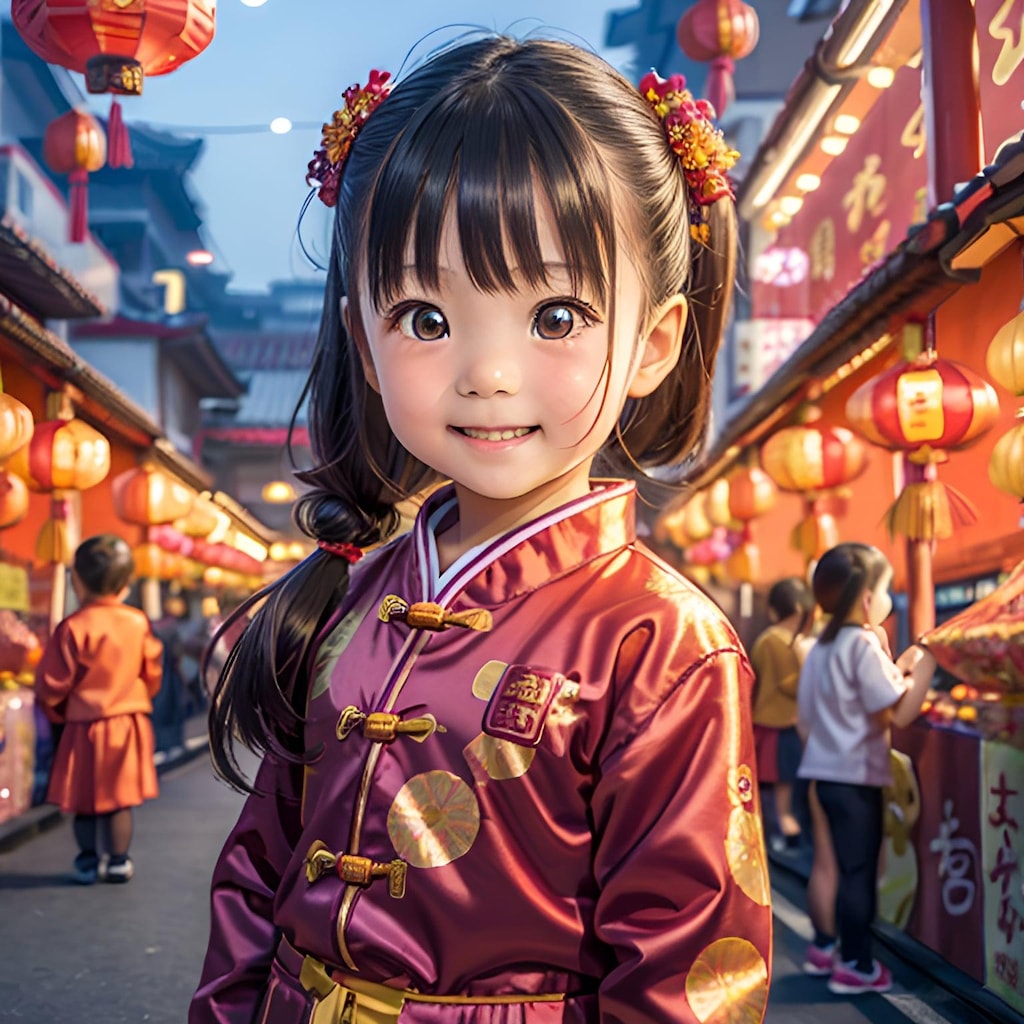 春節の街角