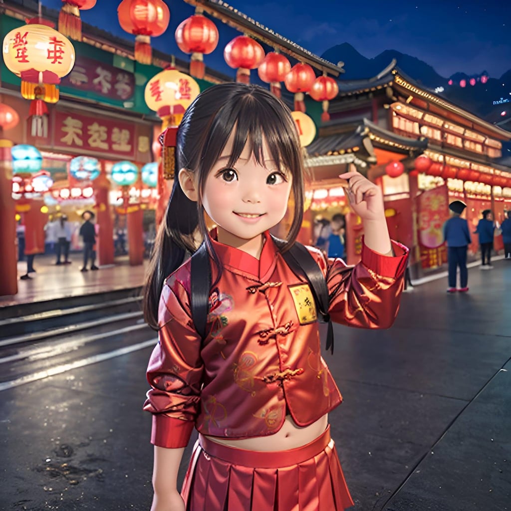 春節の街角