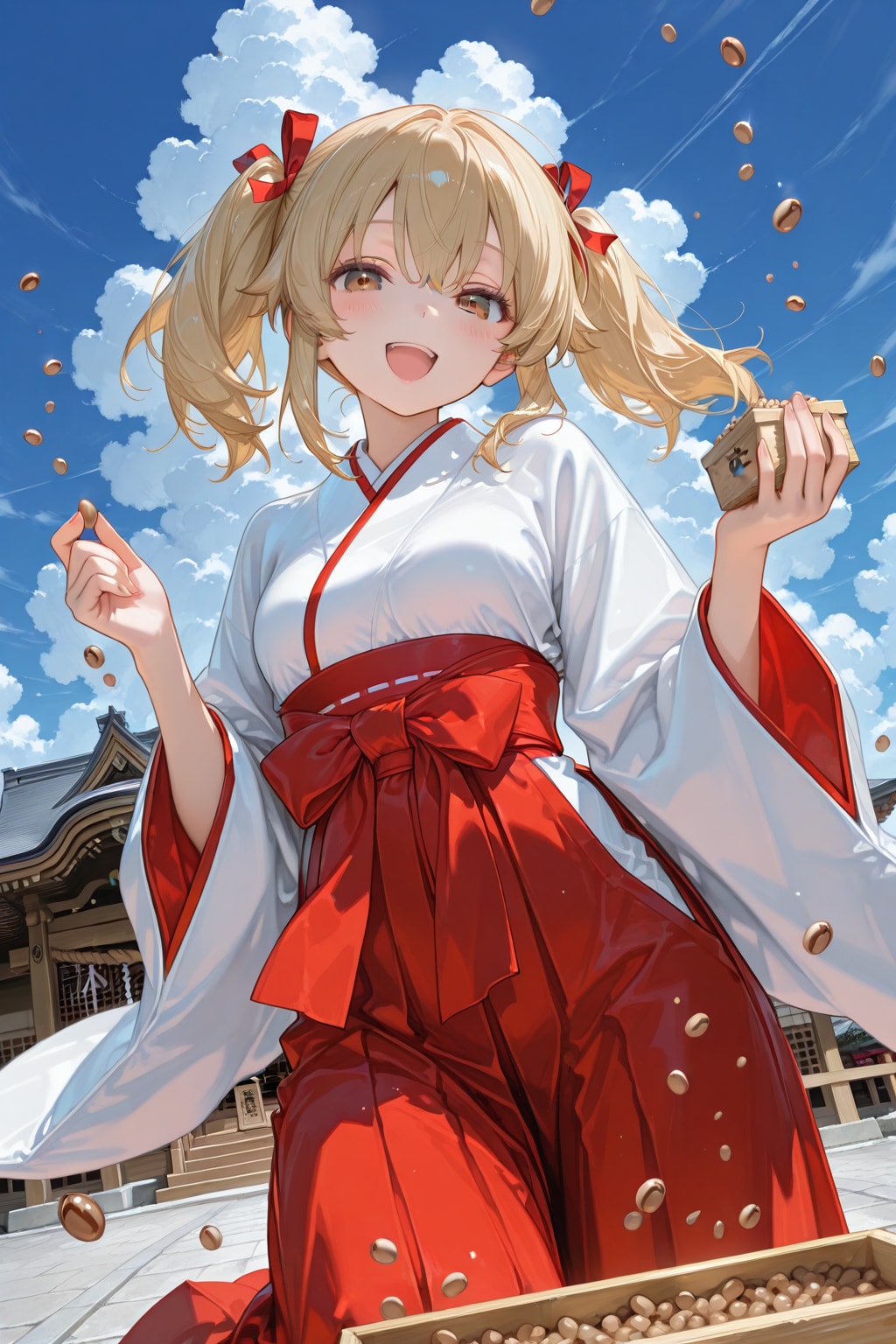 ⛩️ツインテールの巫女さん💕