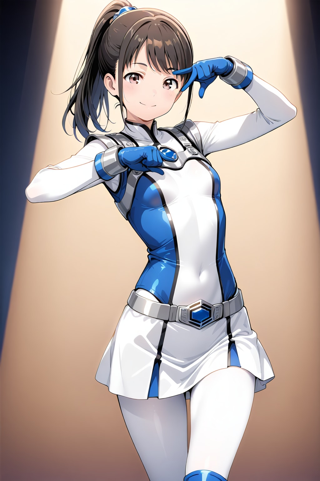 戦隊ヒロインのような女の子たち