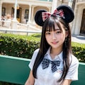 制服テーマパークで露出する美少女 4枚目