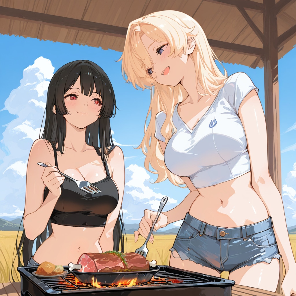 バーベキューちちぷいコンビ！