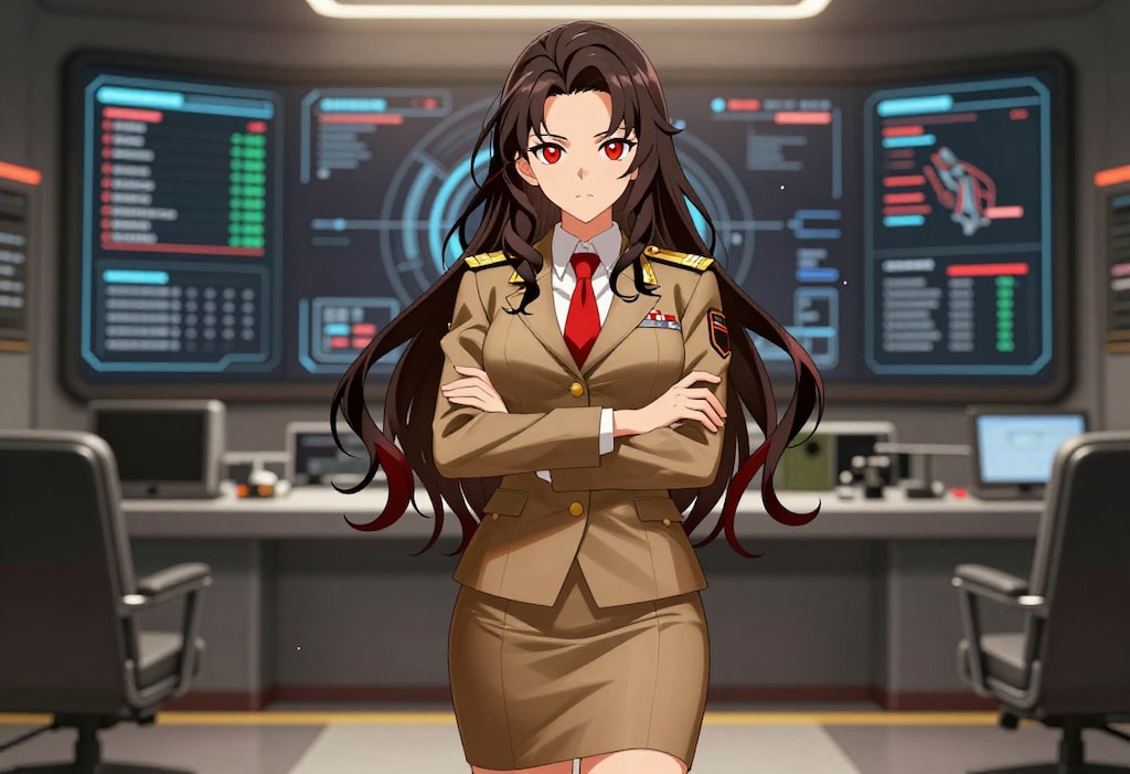 少佐殿（タン色制服）