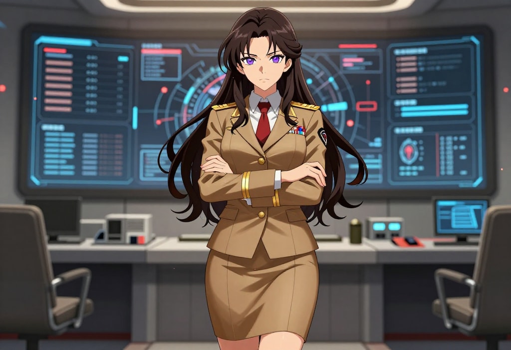 少佐殿（タン色制服）