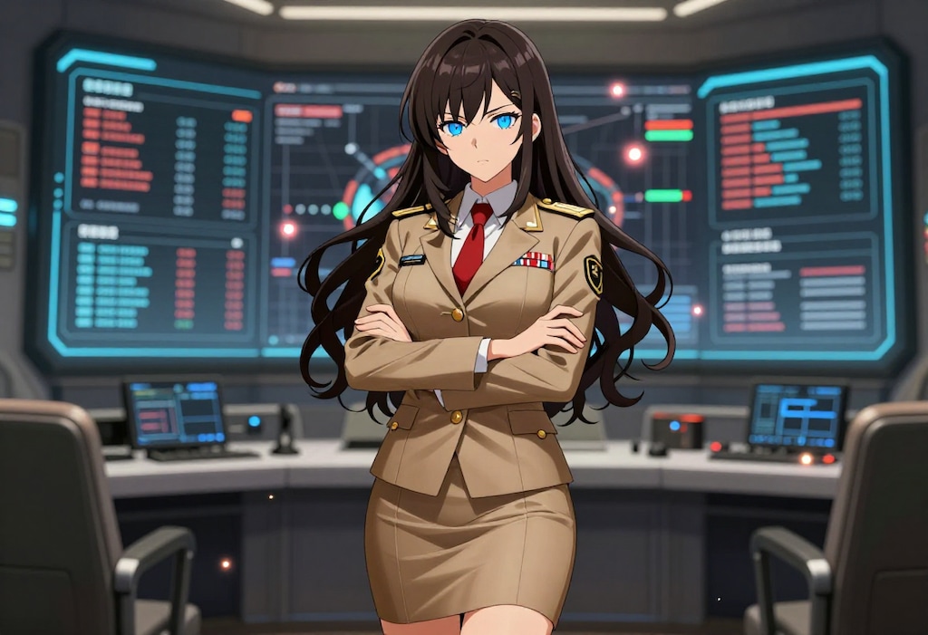 少佐殿（タン色制服）