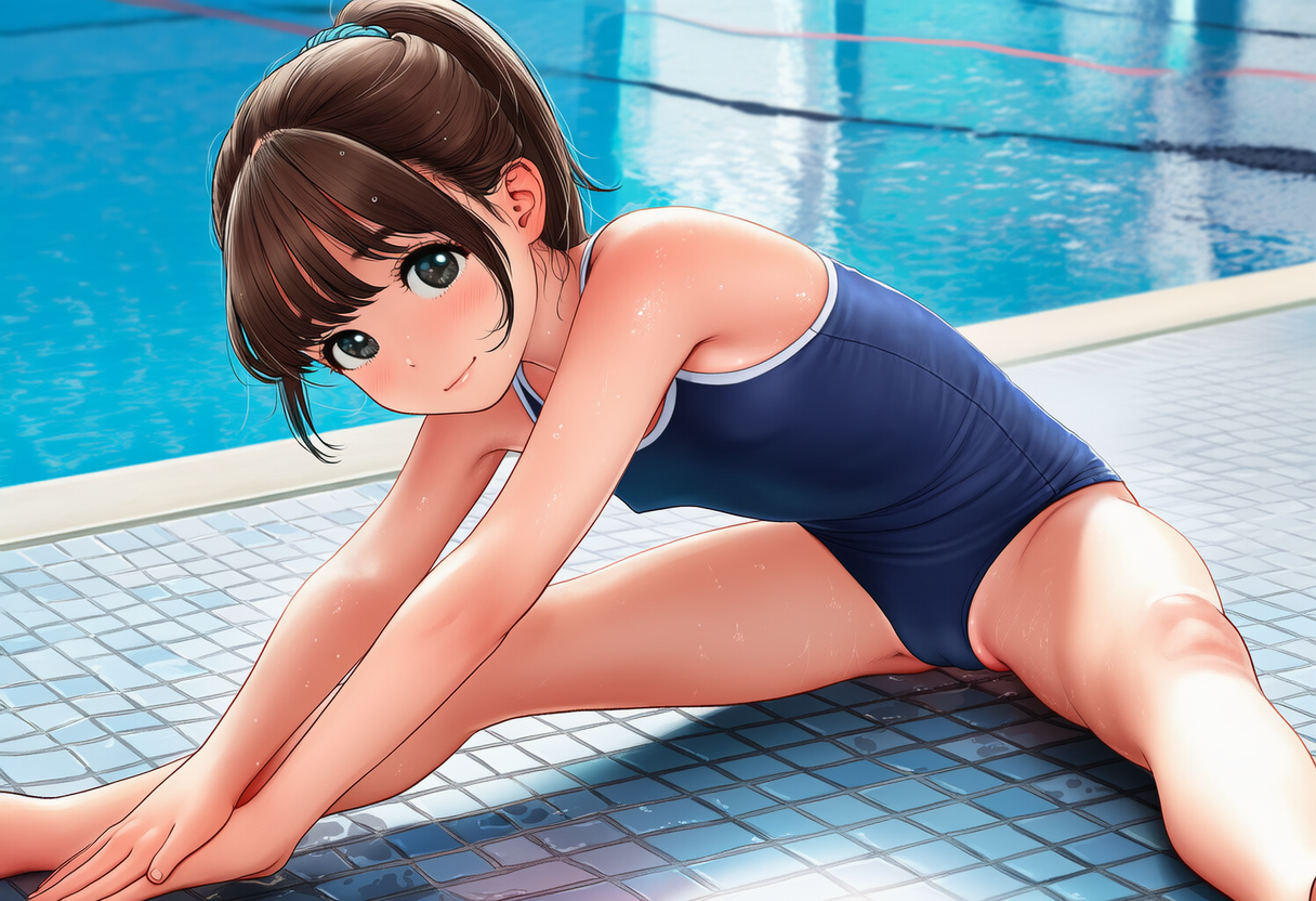 スク水ストレッチ