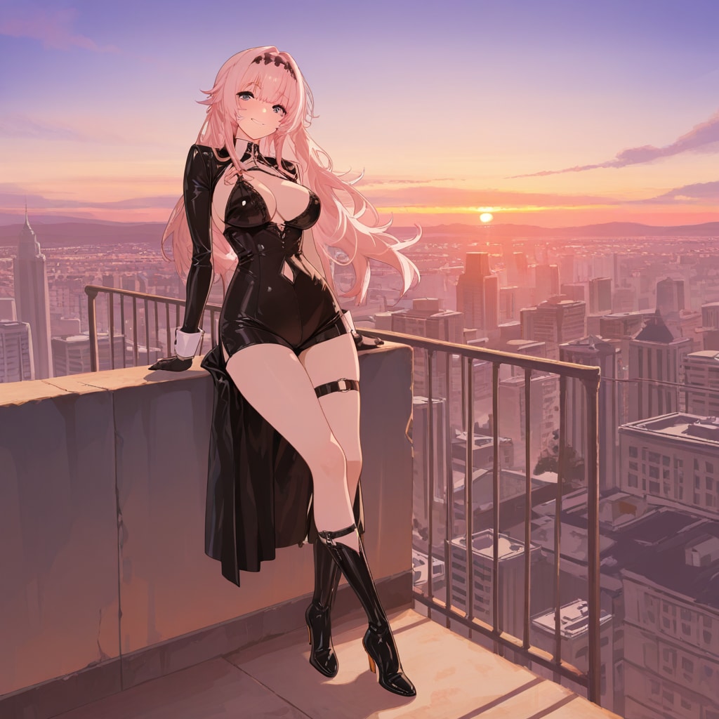 夕暮れの街