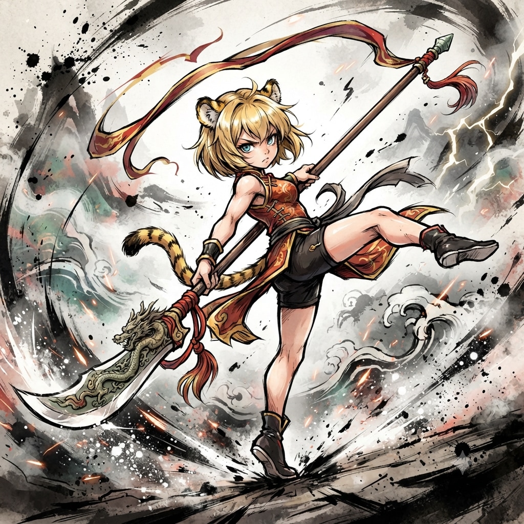 ケモミミカンフー211 | の人気AIイラスト・グラビア
