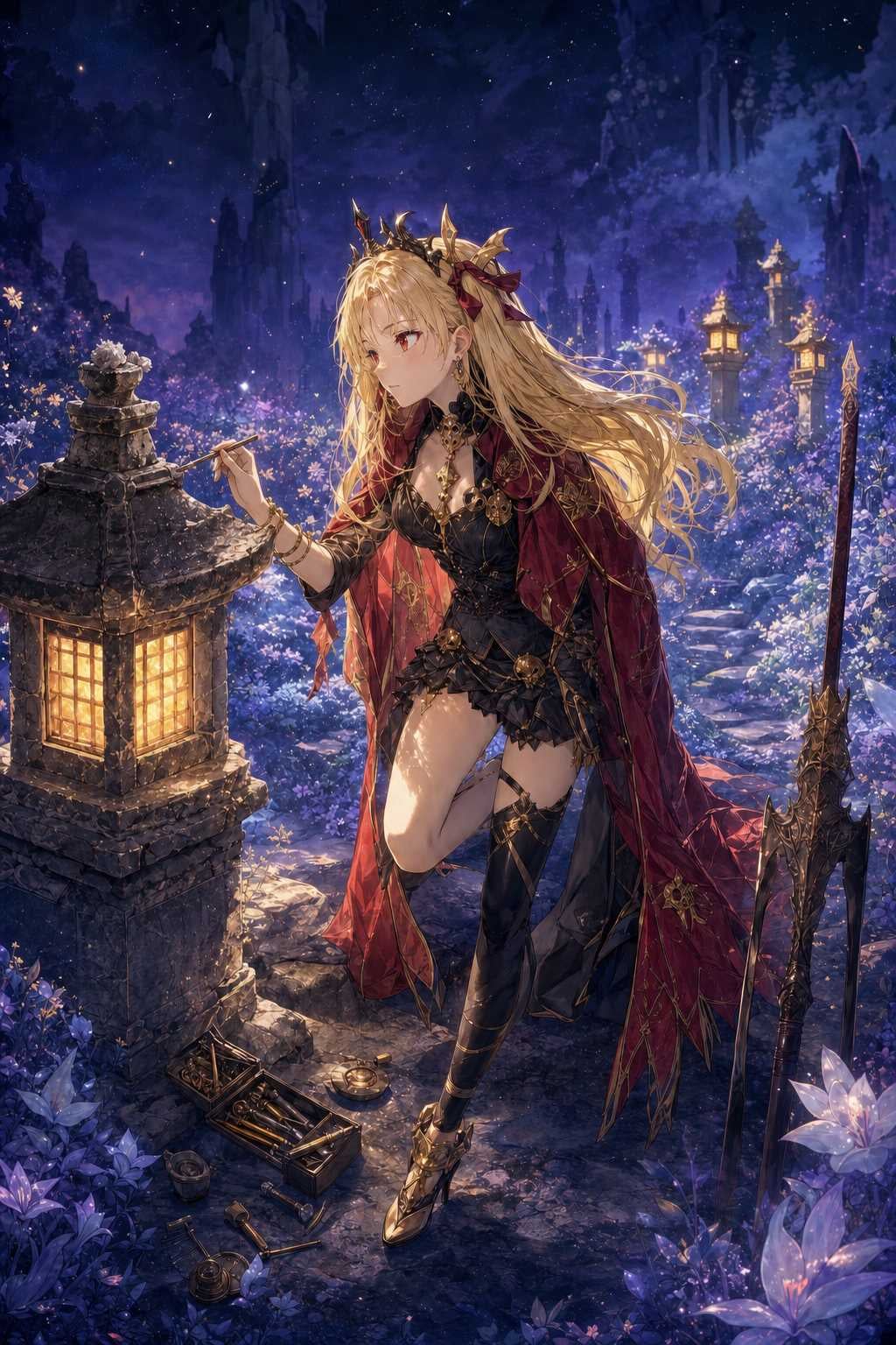 冥界の灯籠修理（エレシュキガル）