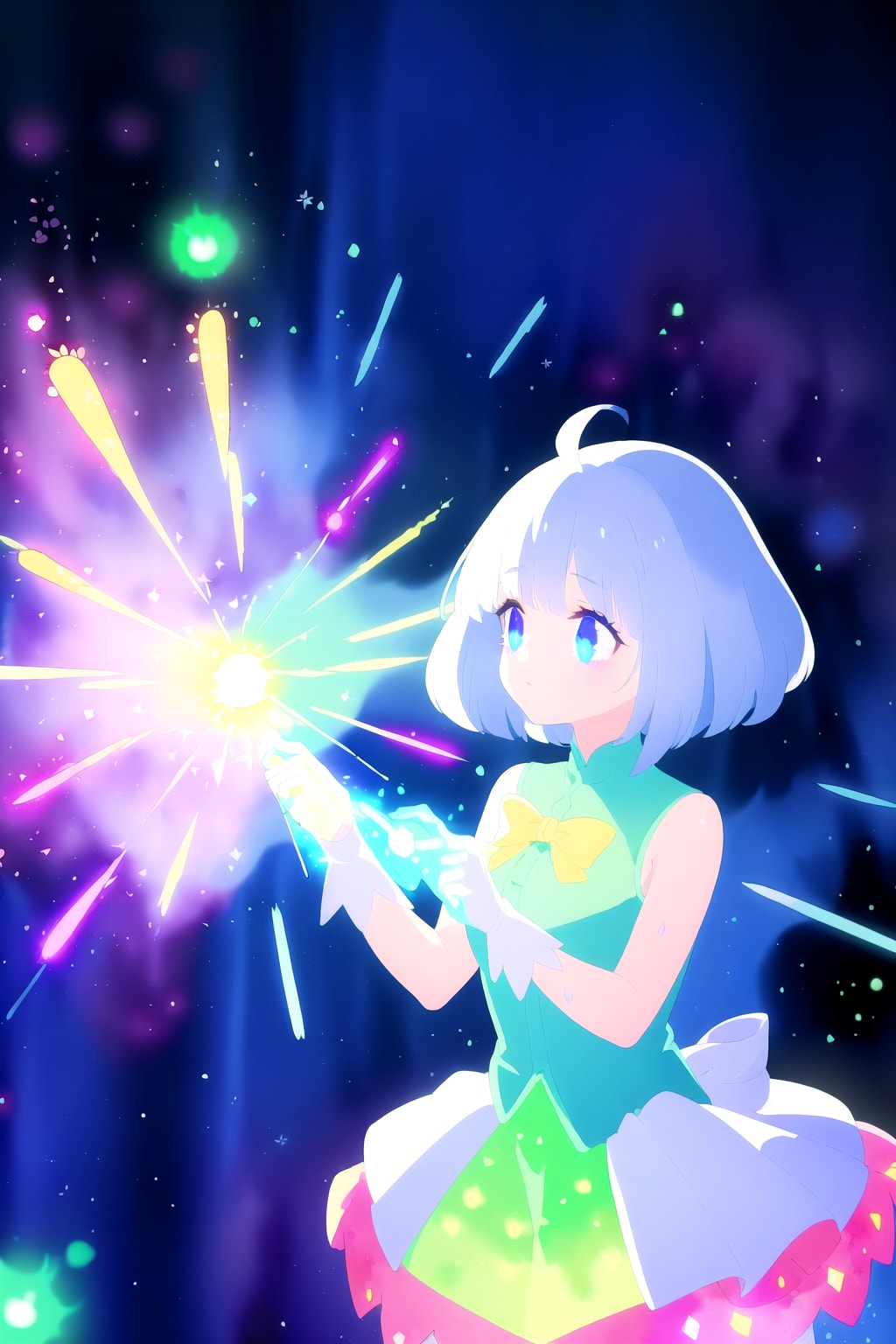 魔法のアイドルちゃん | の人気AIイラスト・グラビア