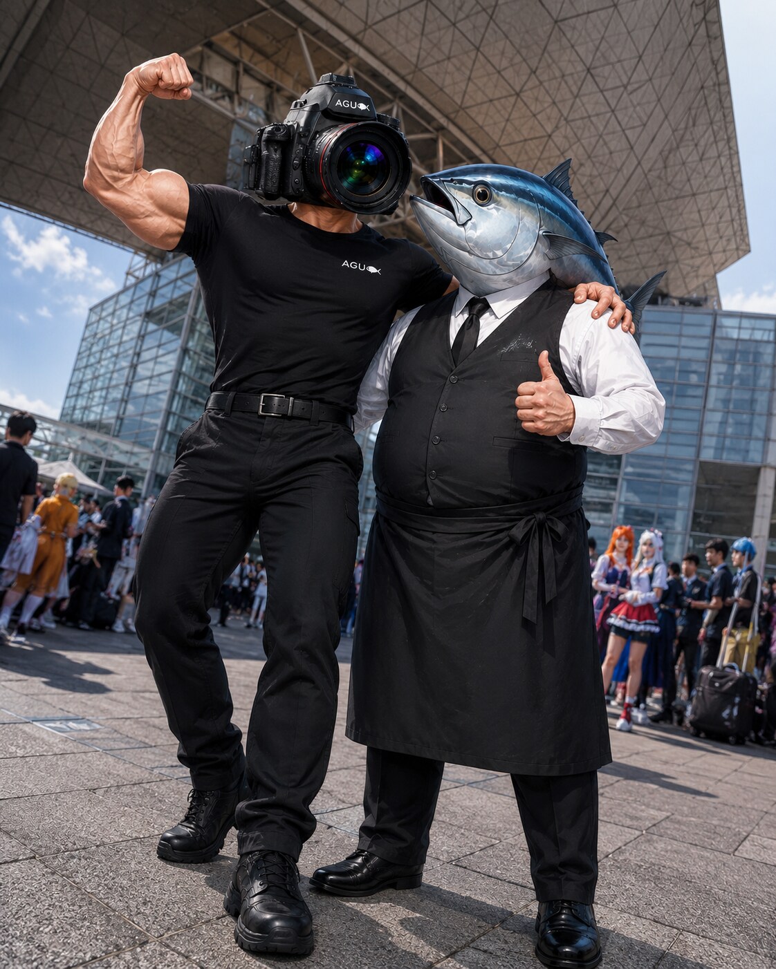 📷頭🐟と🐟頭📷 | の人気AIイラスト・グラビア