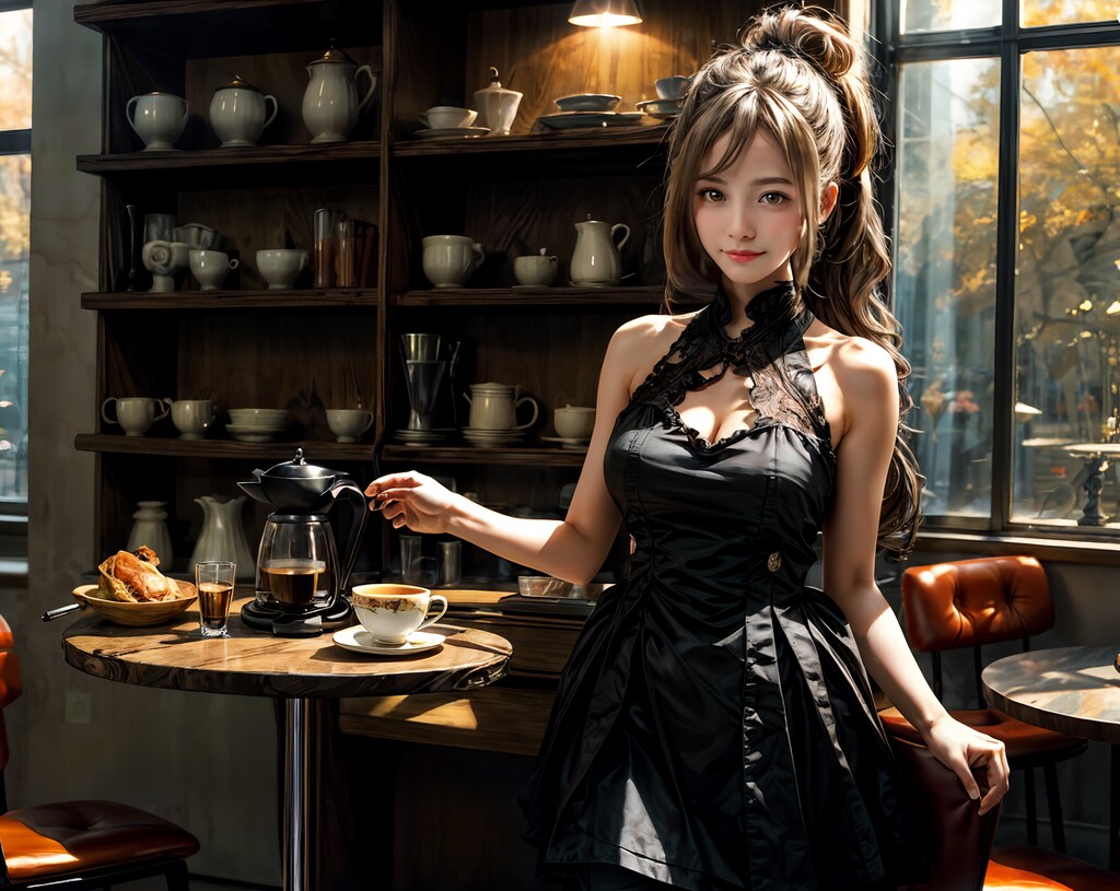 珈琲入ってるわよ おはよ