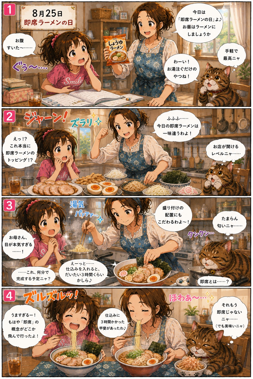 3時間で即席ラーメンしょ～ | の人気AIイラスト・グラビア