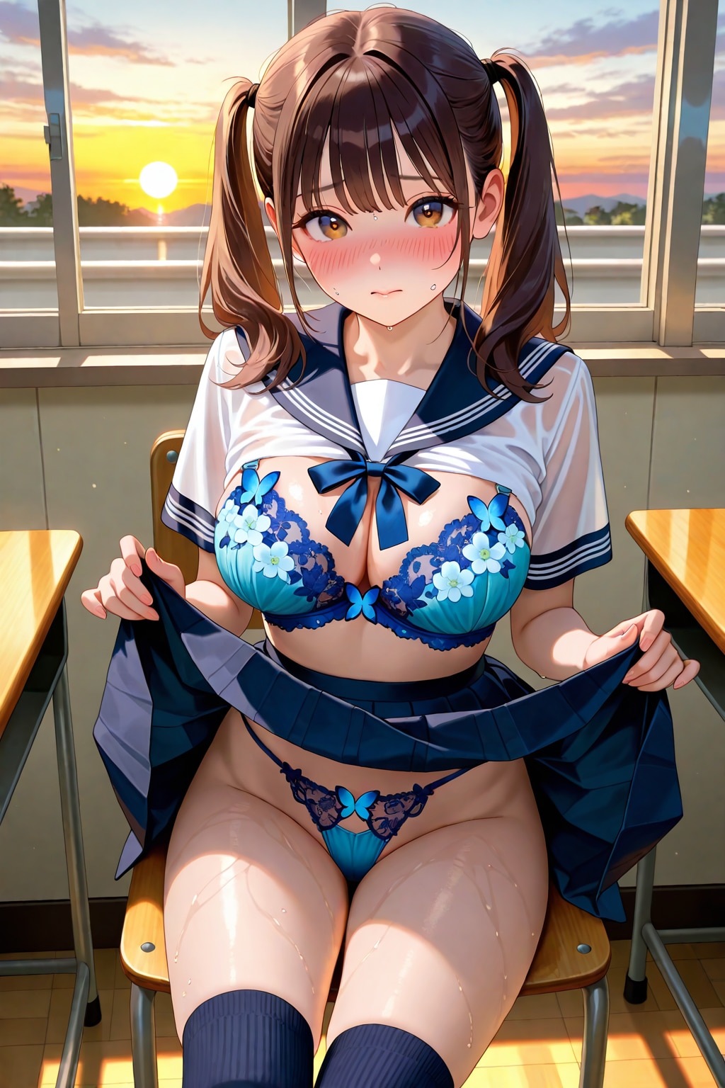 夕暮れ