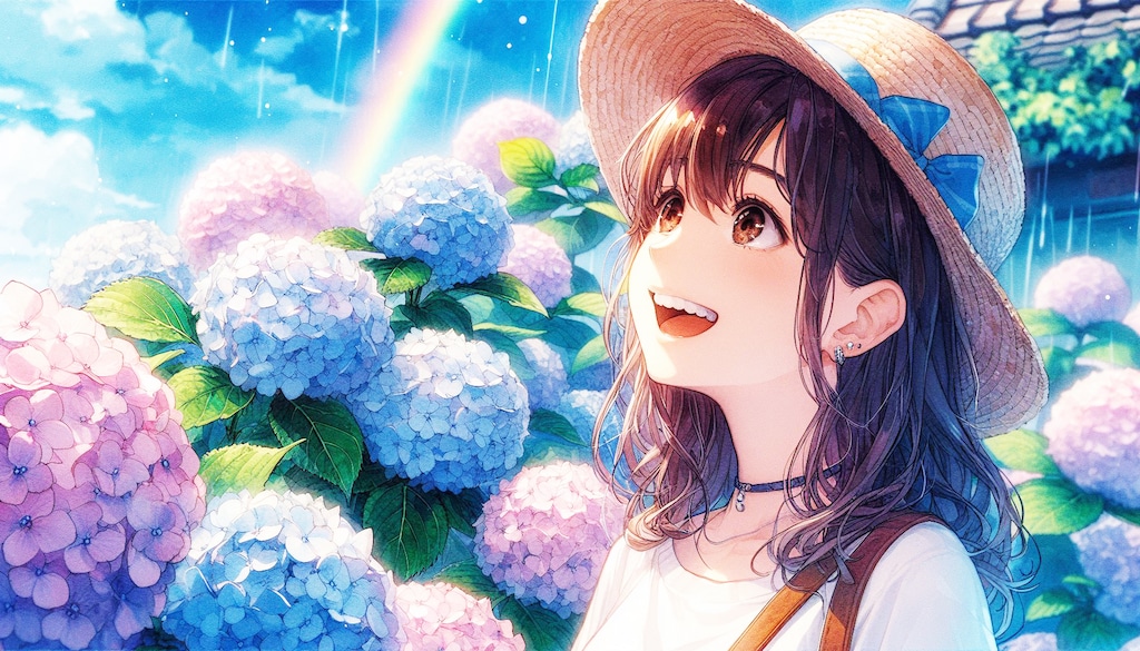 誕生花　0603 紫陽花