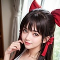 AIコスプレ：霊夢 3枚目