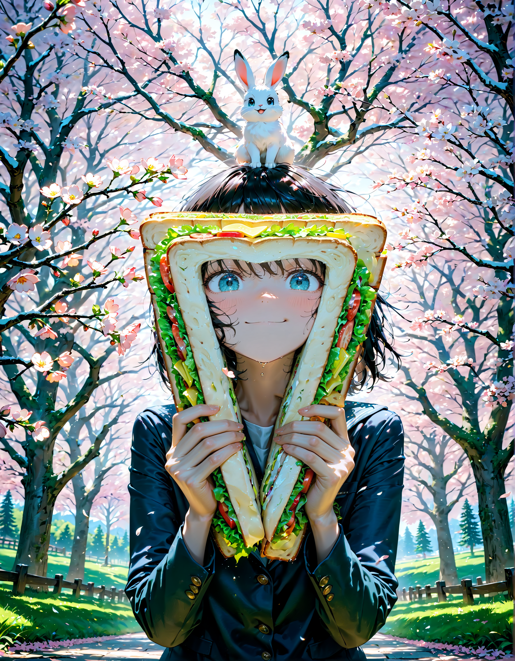 今日はサンドイッチデー　その２ | の人気AIイラスト・グラビア