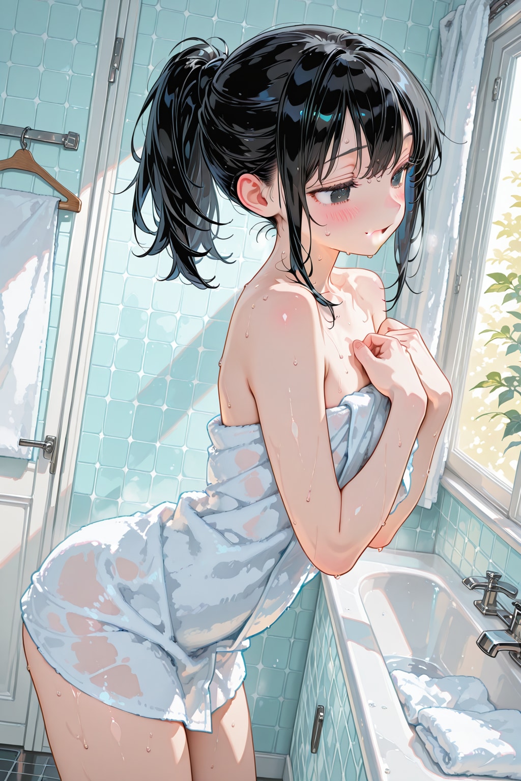 ECHIな はだかタオル