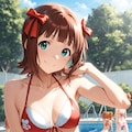 アイドルマスター　天海 春香　ビキニ！🐲 2枚目