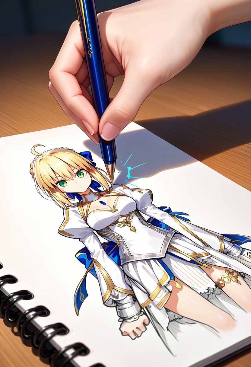 命を吹き込む一筆