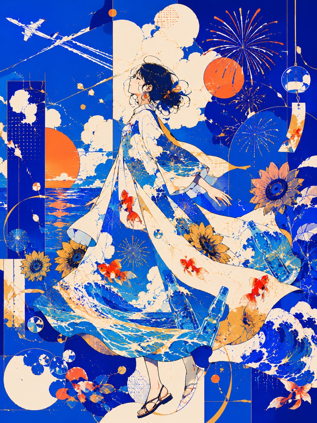 夏を纏う。