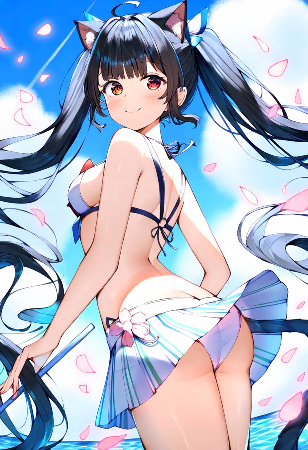 猫耳さんの水着