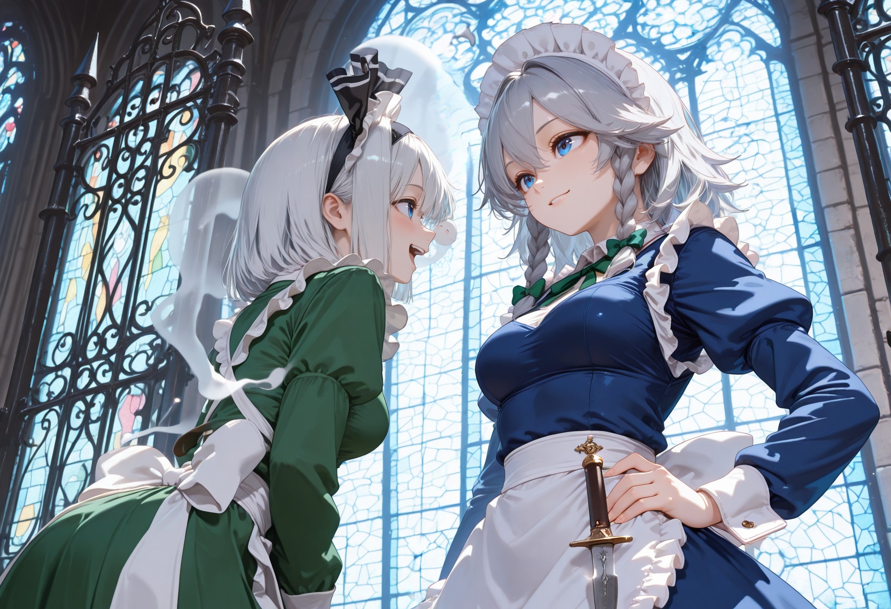 朝の打ち合わせ | の人気AIイラスト・グラビア