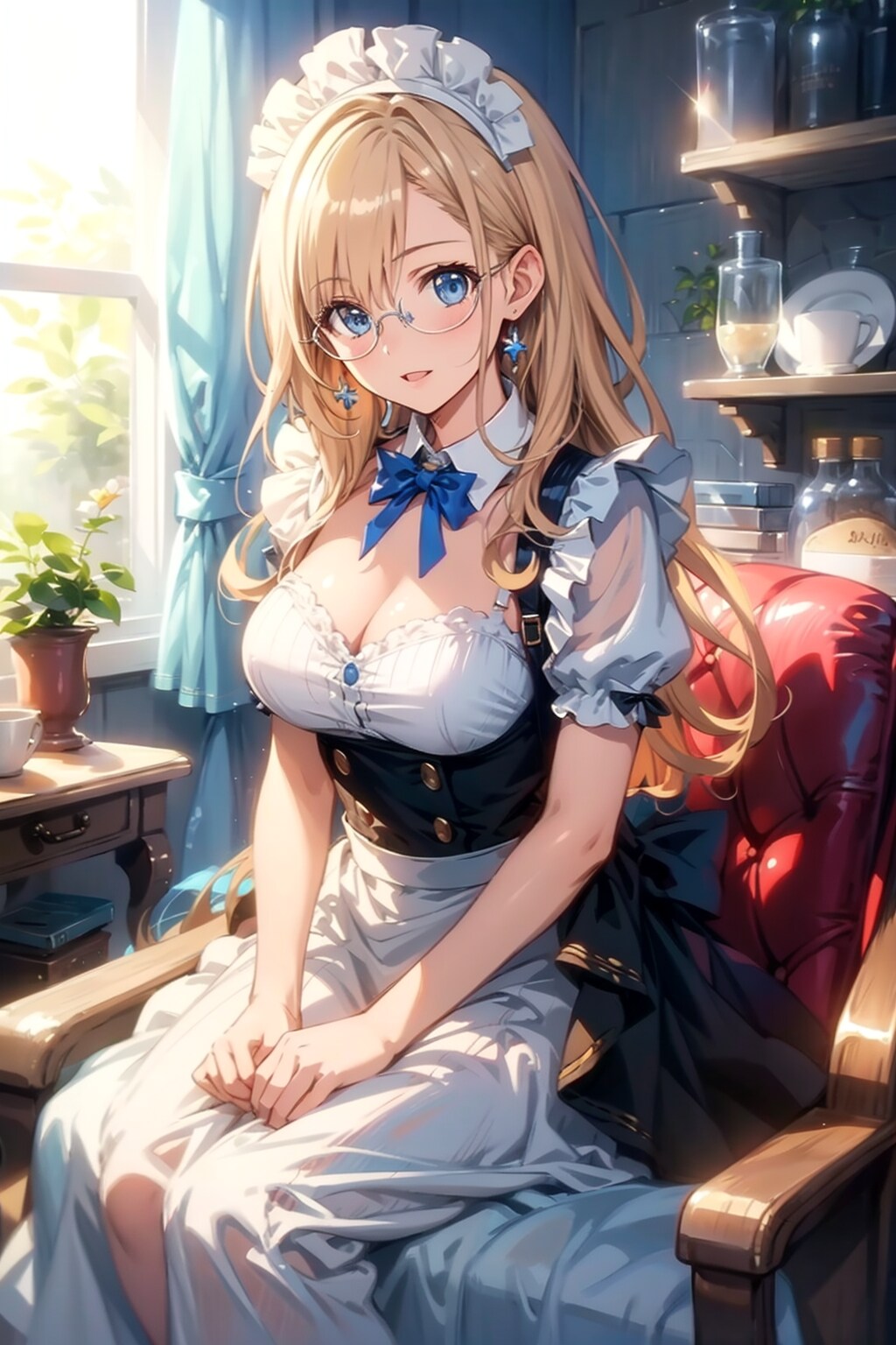 メガネ美少女メイド