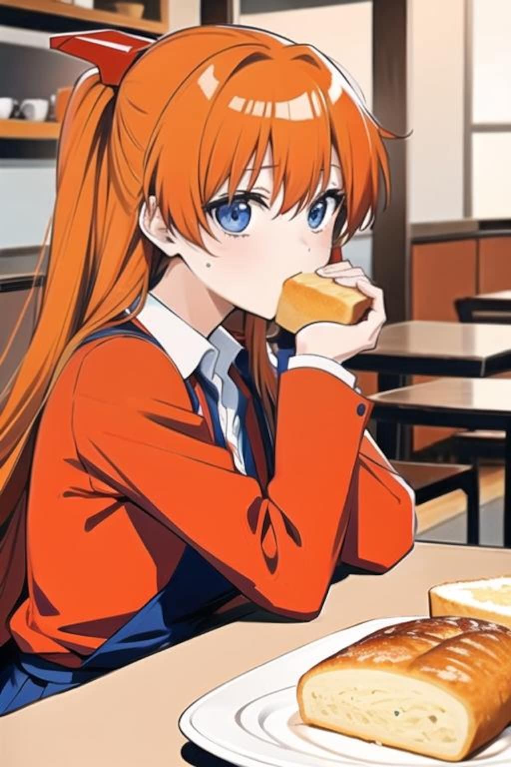 アスカ、パン