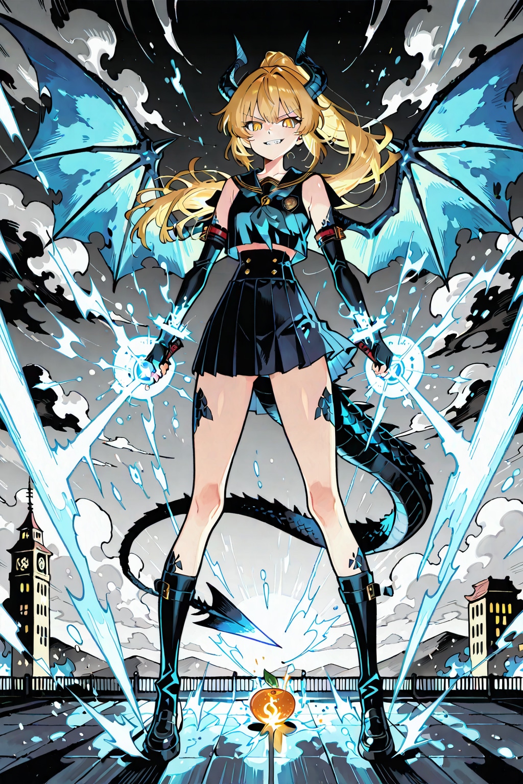 🍊ライカ（通称：電動ミカン）⚡️ | の人気AIイラスト・グラビア