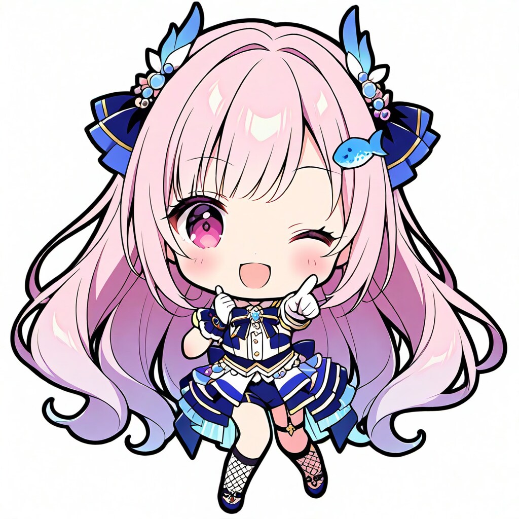 アクリルキーホルダー用1.5等身画像 | の人気AIイラスト・グラビア