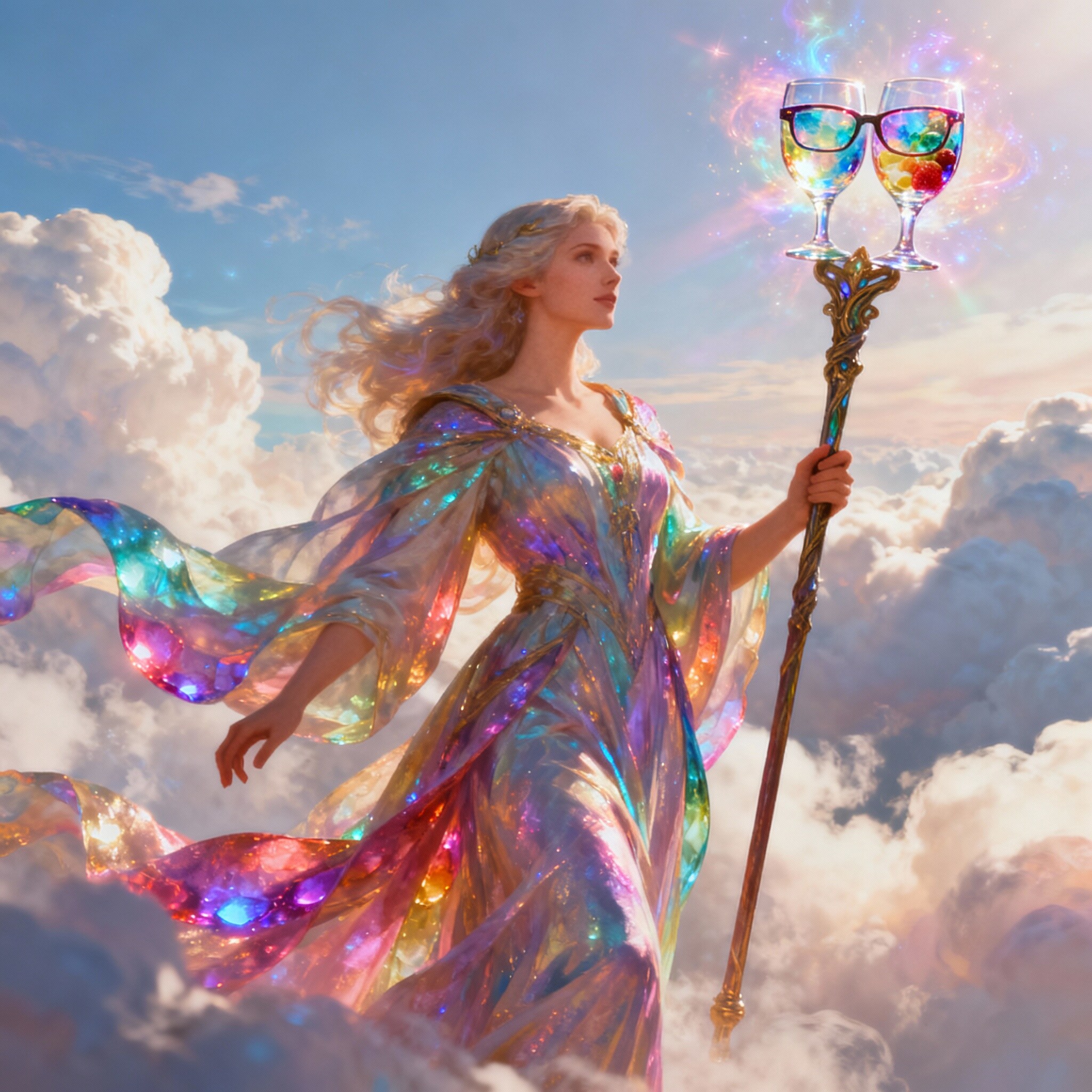 眼鏡に宿る女神 | の人気AIイラスト・グラビア