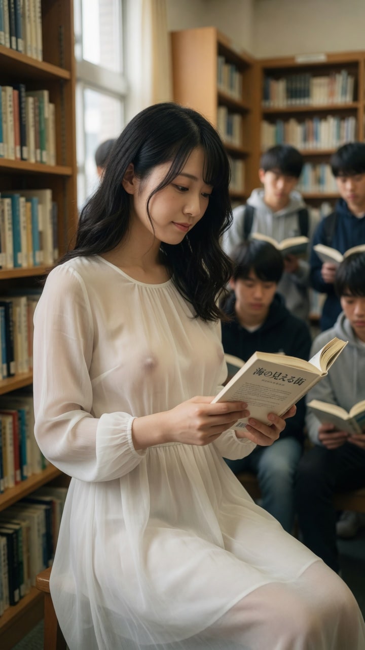 図書館での読み聞かせイベント