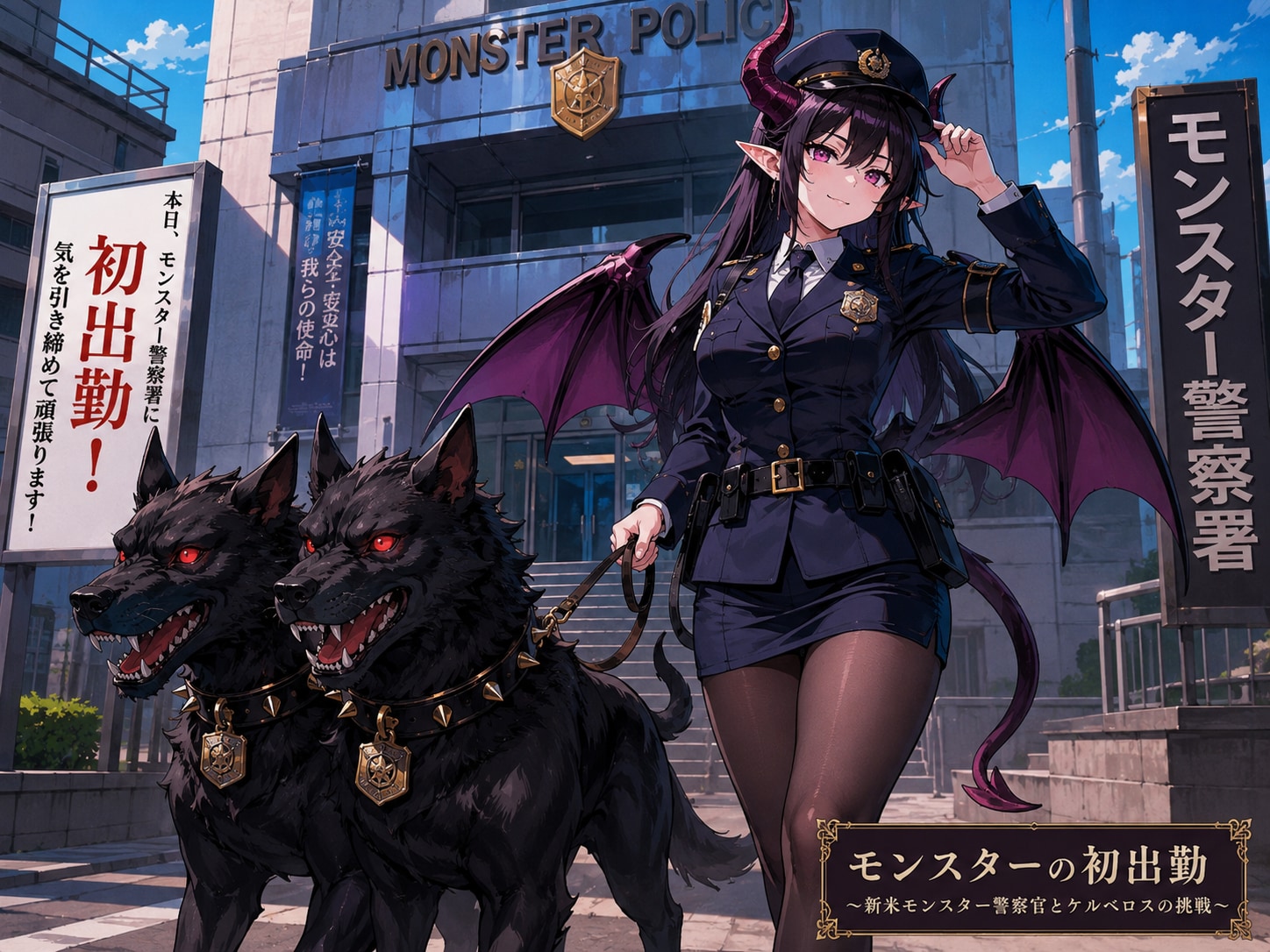 !! 🐺 Hari keterubah ba pengawa! Cerberus deka meri iya semua berengkah saritu!! | の人気AIイラスト・グラビア