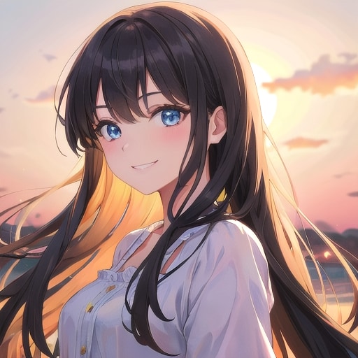 夕暮れ