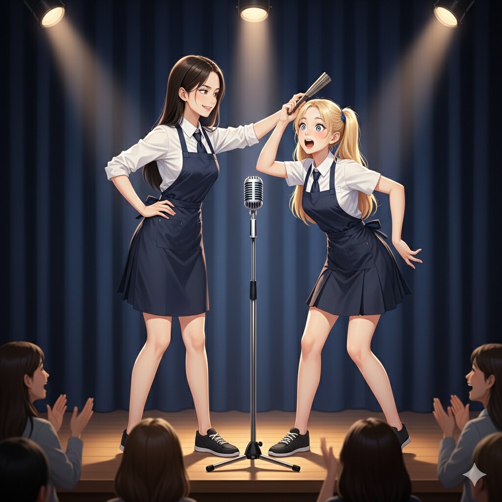 隠し芸　漫才　和歌月まりあと姫乃樹マチルダ