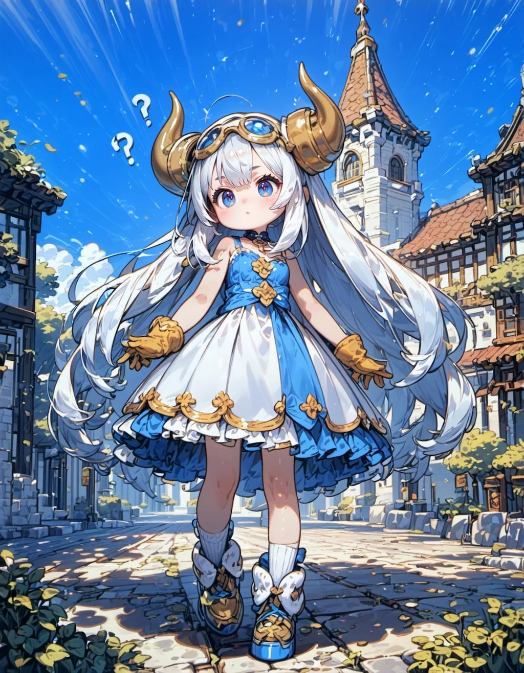 The Little Wanderer of Azure Town