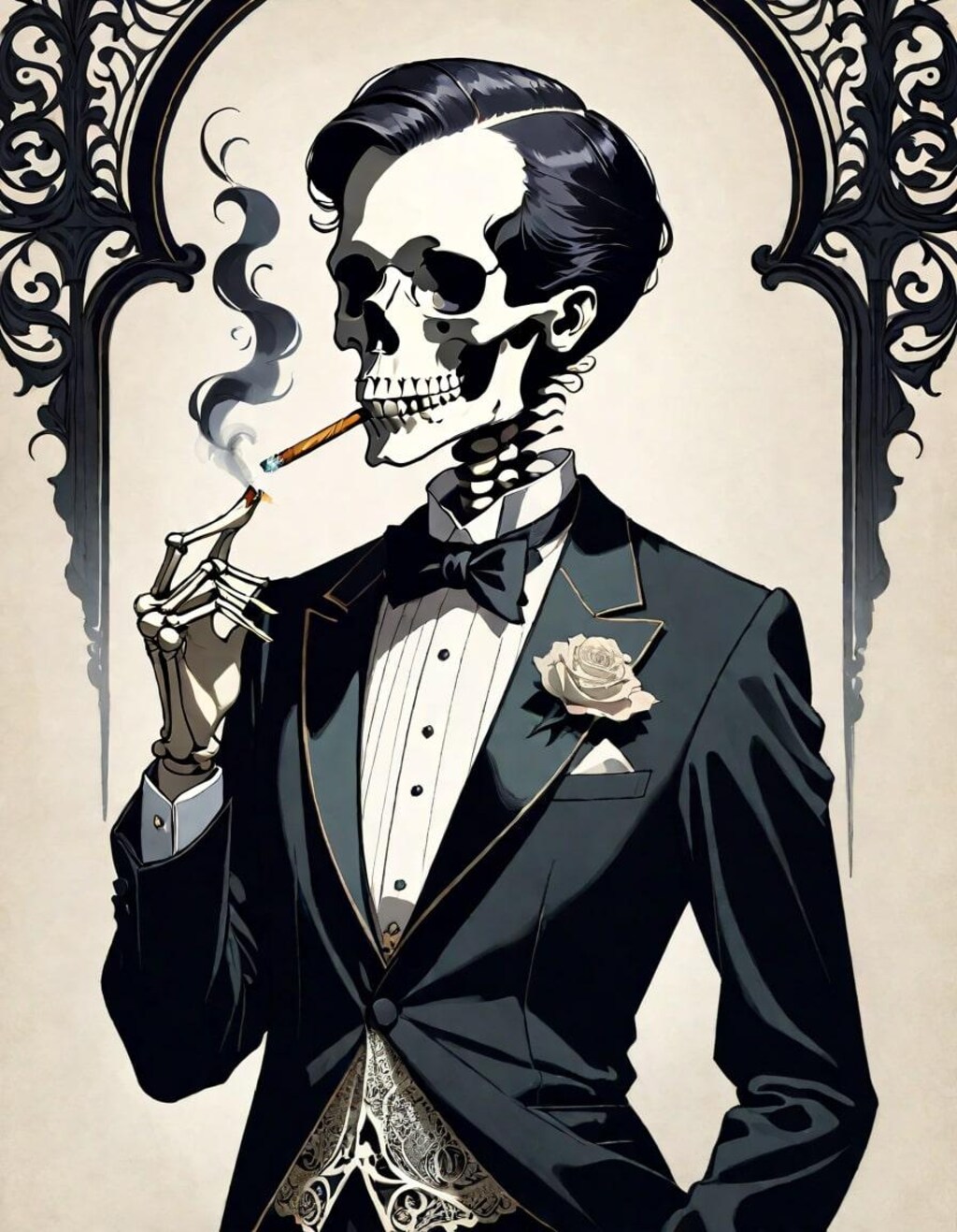 smoking dead