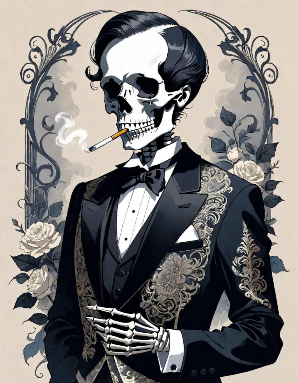 smoking dead