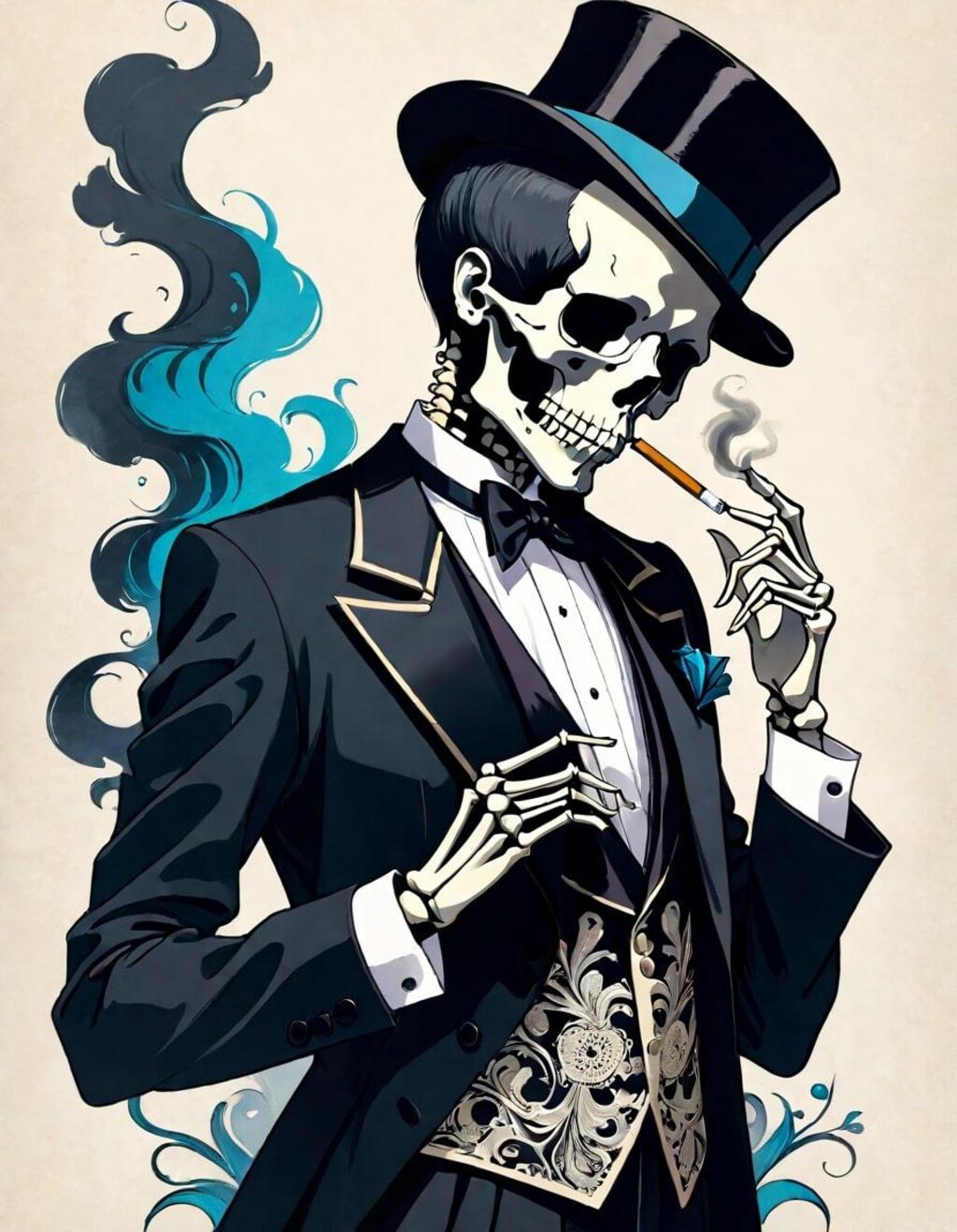 smoking dead