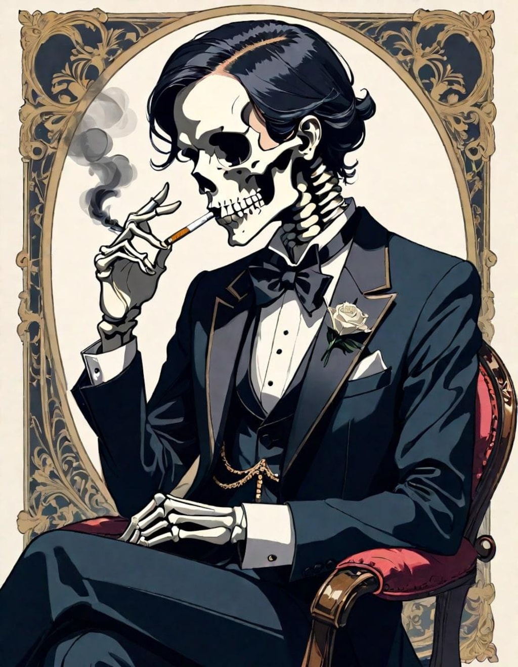 smoking dead