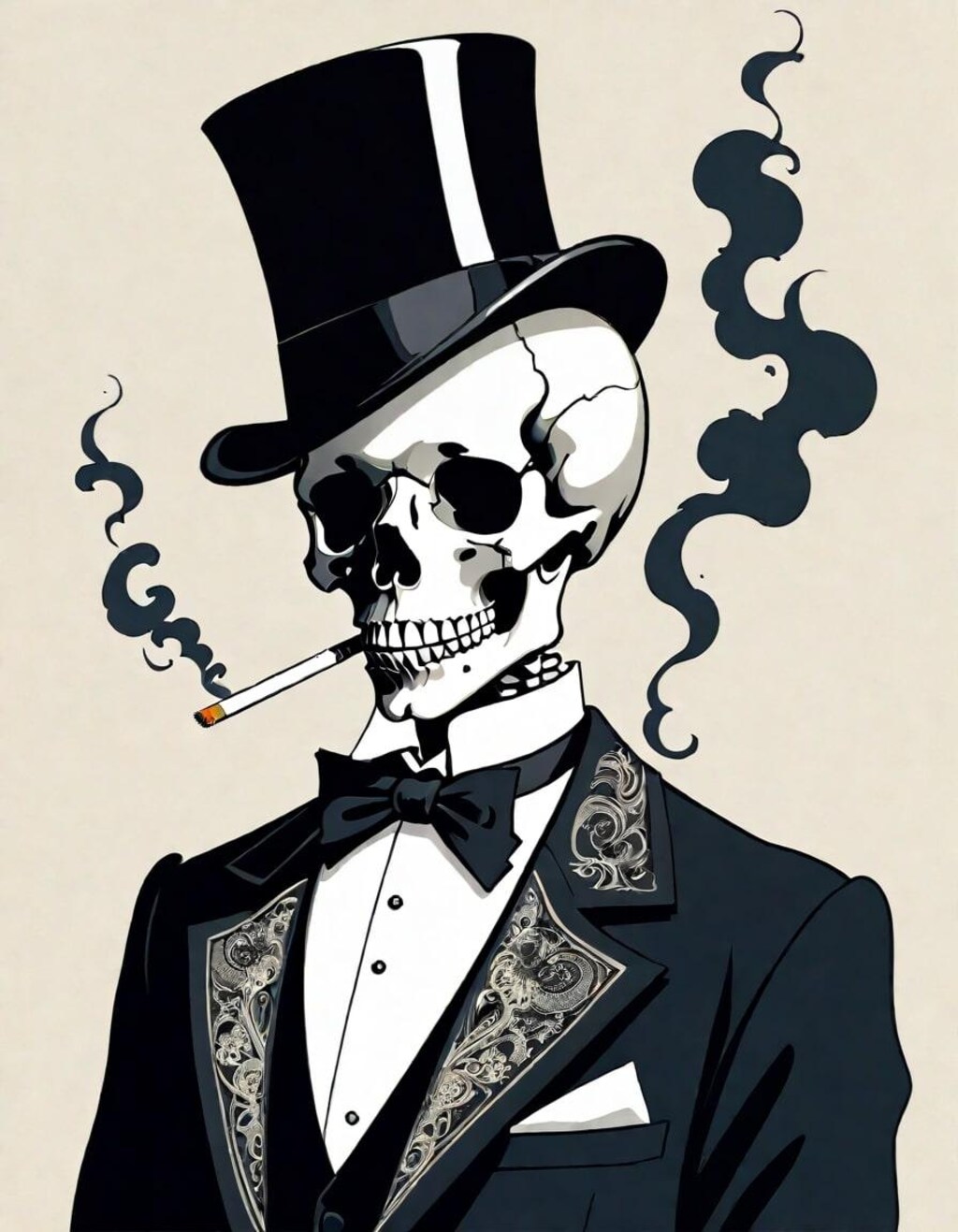 smoking dead