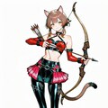 猫アーチャー(ゲーム攻略本風） 3枚目