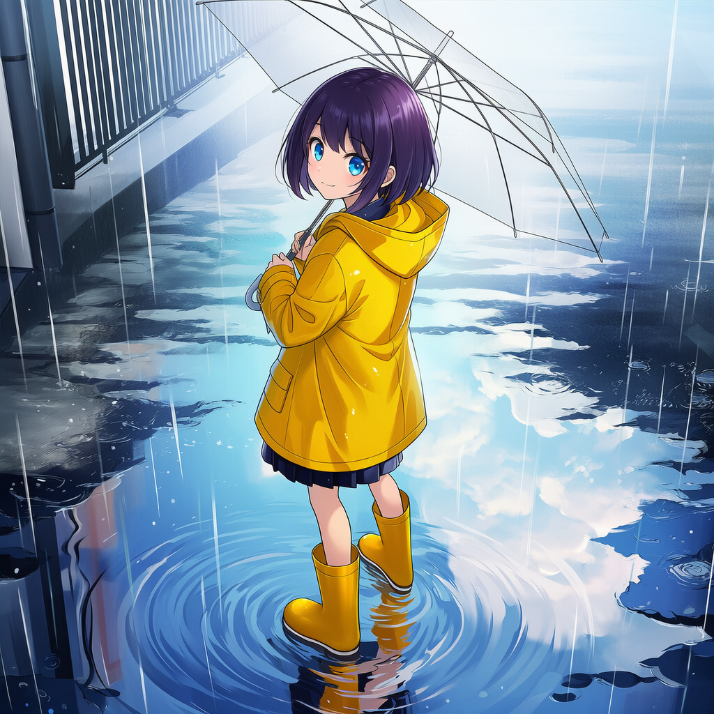 雨が明けるよ