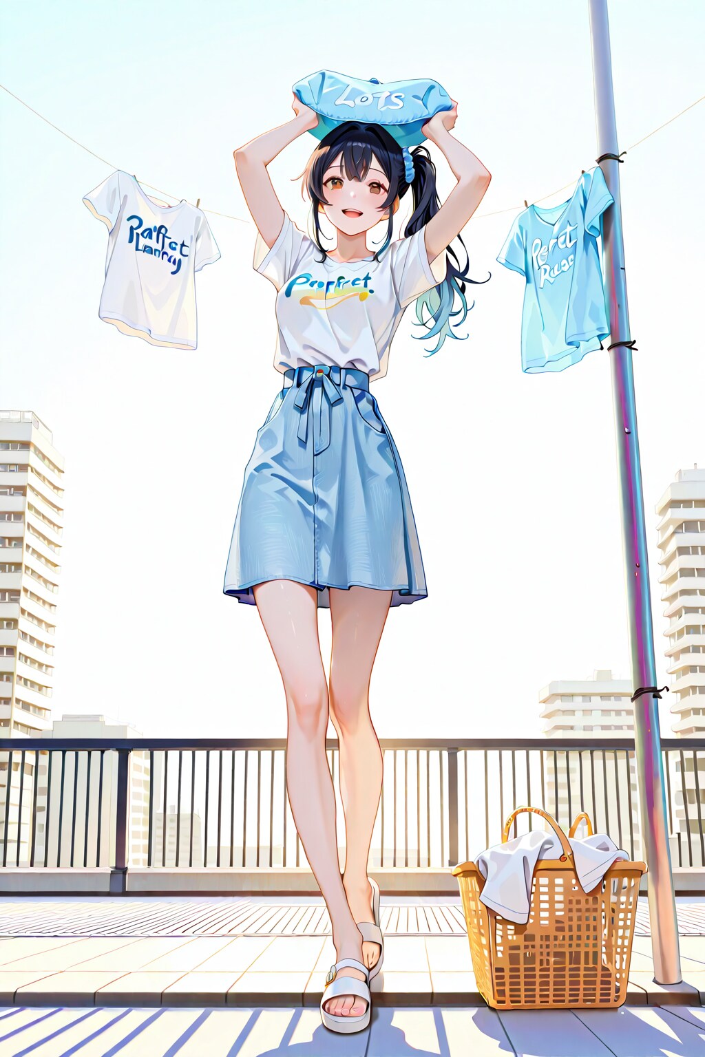 絶好の洗濯日和♪