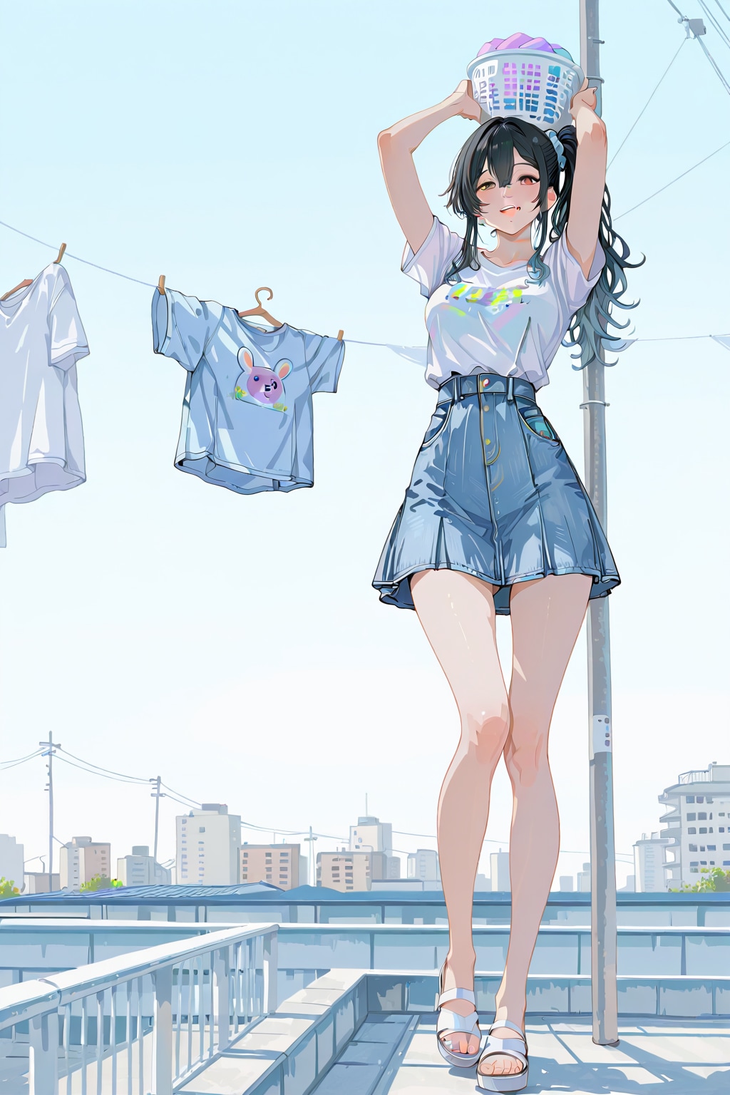 絶好の洗濯日和♪