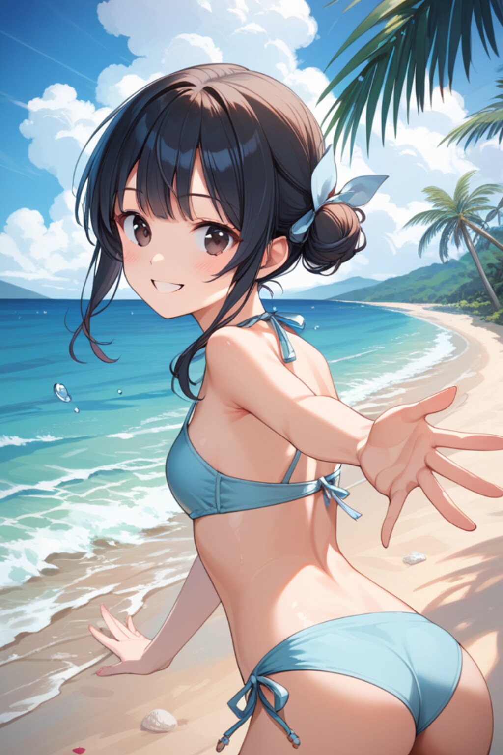 早く早く！私たちが一番乗りだよ！